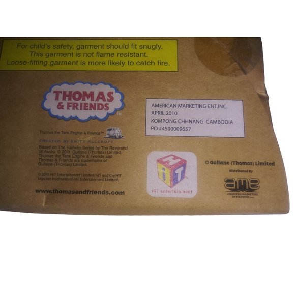 Thomas and Friends 2 Piece Cotton Sleepwear Set Boys size 12 Months Pajama Set - Picture 3 of 3